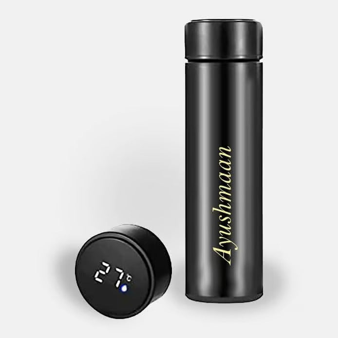 Personalised Water Bottle with Temperature display