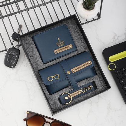 Essentials Set: Wallet, Eyewear Case & Keychain