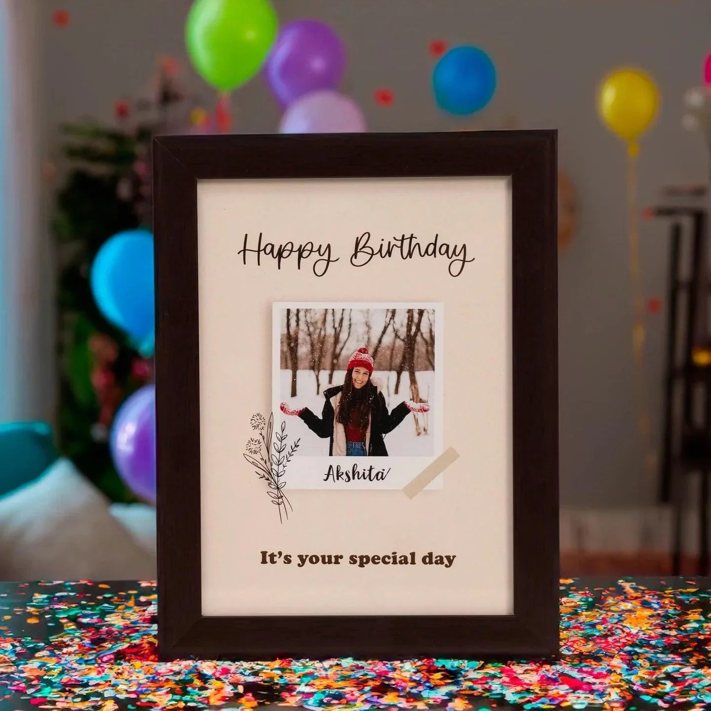 Happy Birthday Picture Frames Happy Birthday Photo Frame