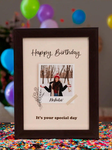 Happy Birthday Photo Frame