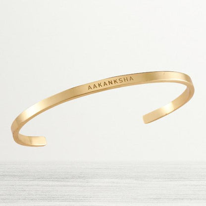 Classic Engraved Bracelet