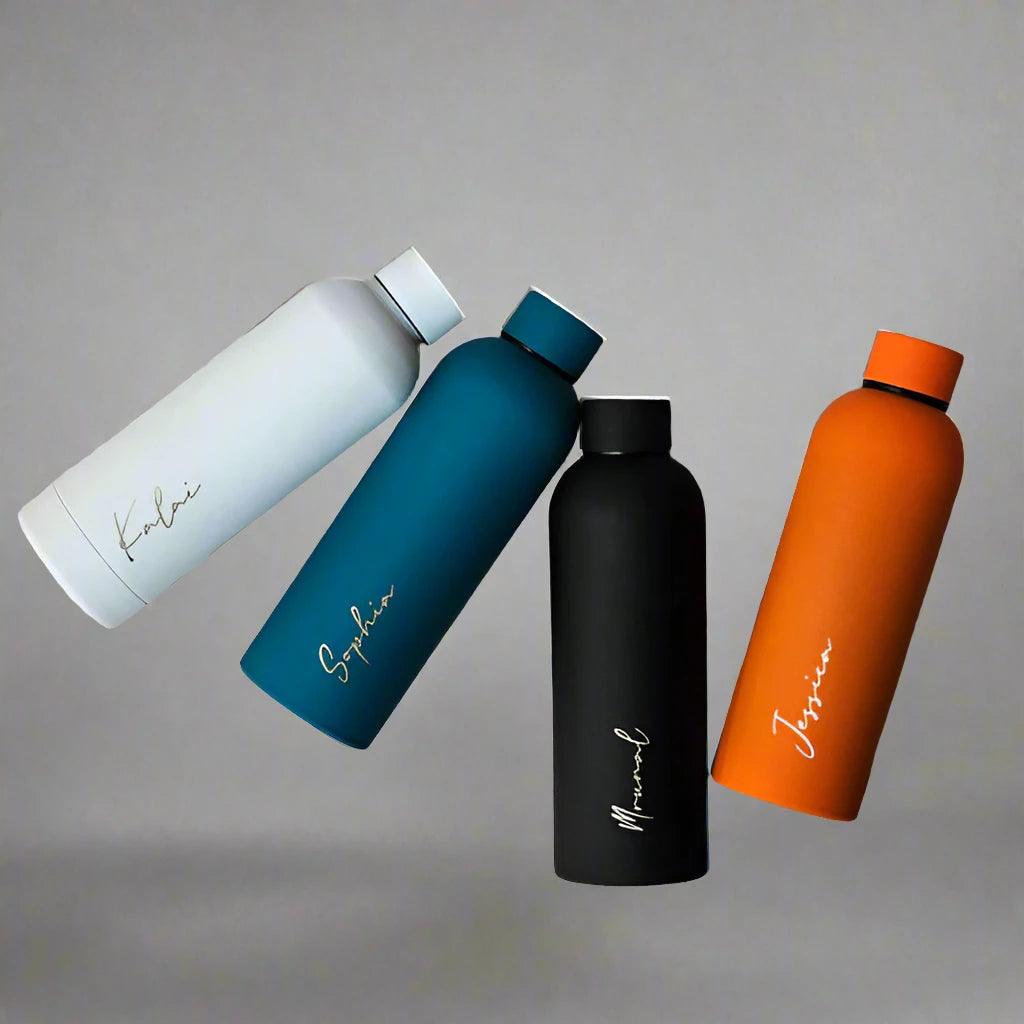 Personalized Insulated Water Bottle Matte Finish - Le Prestige Box