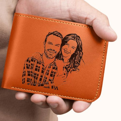 Personalized Sketch Wallet - Le Prestige Box