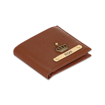 Personalized Textured Wallet With Name & Charm - Le Prestige Box