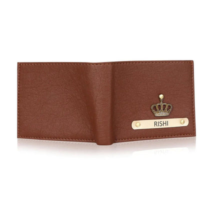 Personalized Textured Wallet With Name & Charm - Le Prestige Box