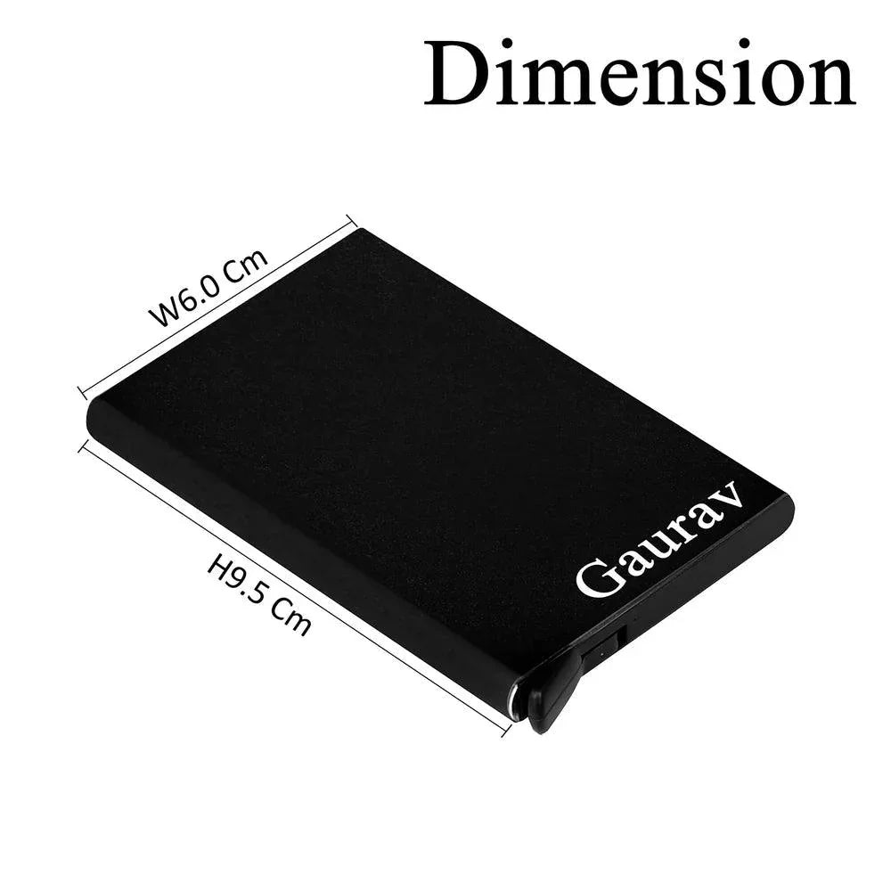RFID Protected Metal Card Holder - Le Prestige Box